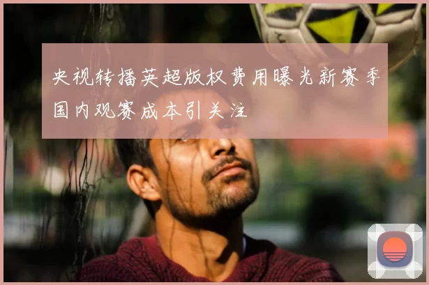 央视转播英超版权费用曝光新赛季国内观赛成本引关注