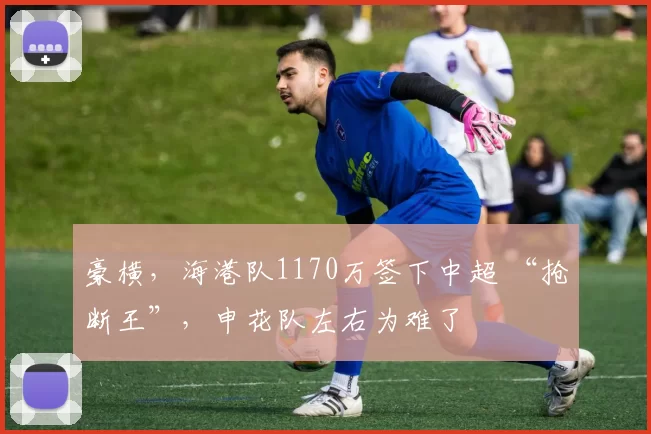 豪横,海港队1170万签下中超 “抢断王”,申花队左右为难了